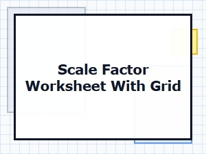 Practice Scaling Shapes Using a Grid Worksheet